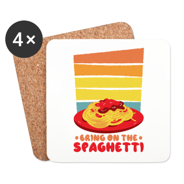 Kochen Untersetzer - italienisch Spaghetti Pasta Nudeln Lasagne