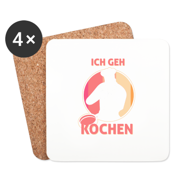 Kochen Untersetzer - Ich geh kochen Koch