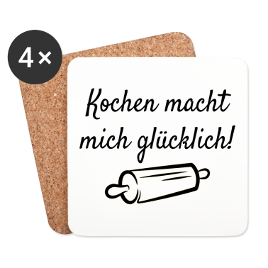 Kochen Untersetzer - Kochen Koch Spruch