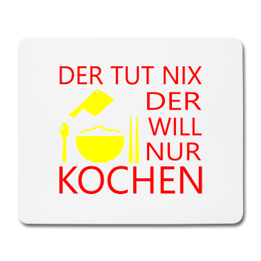 Kochen Mousepad - Koch kochen backen