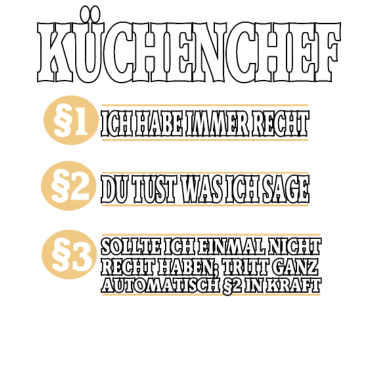 Motiv Küchenchef Koch Kochen
