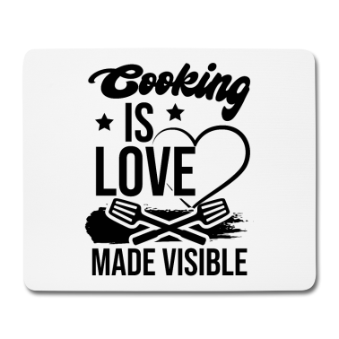 Kochen Mousepad - kochen ist liebe koch