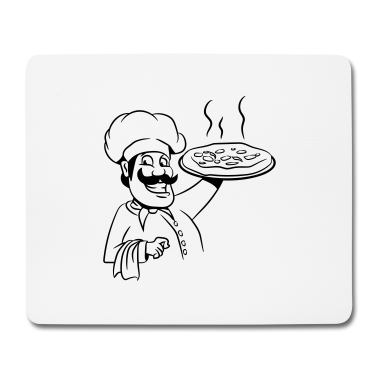 Kochen Mousepad - kochen koch pizza