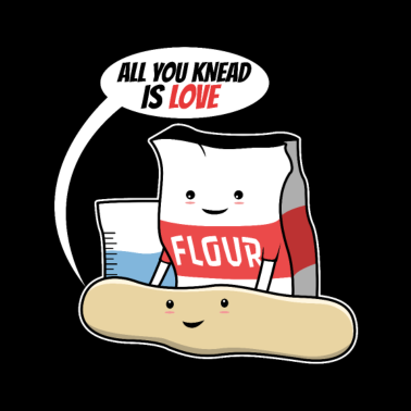 Motiv Bäcker Backen Mehr - Alles, was du knetest, ist Li