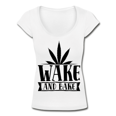 Backen T-Shirt - wake and bake backen bäckerei bäckerin weed gebäck