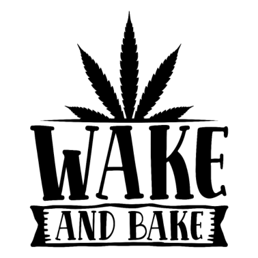Motiv wake and bake backen bäckerei bäckerin weed gebäck