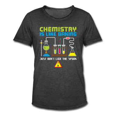 Backen T-Shirt - Chemie ist wie Backgeschenk