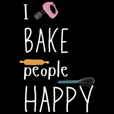 Motiv Glücklich Backen