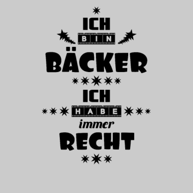 Motiv Bäcker Beruf Lustiger Spruch Geschenk