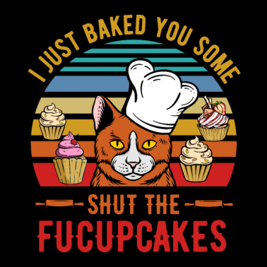 Motiv Katze Und Cupcakes