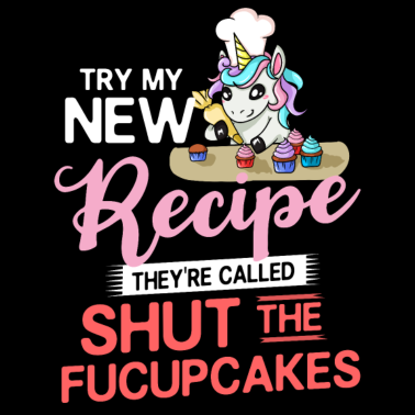 Motiv Shut The Fucupcake Einhorn Backen Cupcake