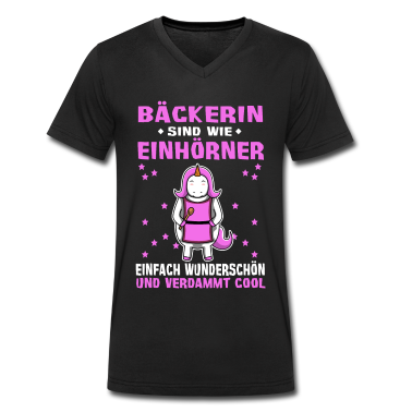 Backen T-Shirt - Bäckerinnen wie Einhörner wunderschön und cool