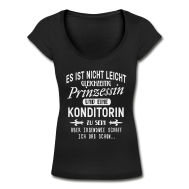 Backen T-Shirt - PRINZESSIN UND KONDITORIN