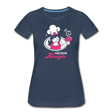 Backen T-Shirt - Küchen Königin 2C dark