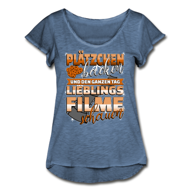 Backen T-Shirt - Lustiger Spruch Plätzchen Weihnachten Geschenk