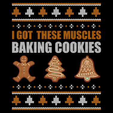 Motiv Ugly Xmas Plätzchen backen