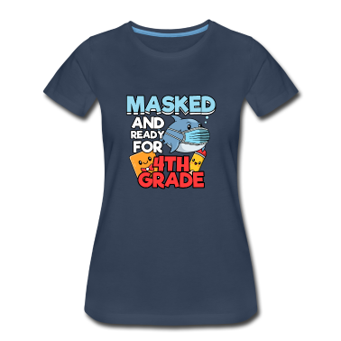 Backen T-Shirt - Maskiert und Bereit für die 4. Klasse Geschenkidee