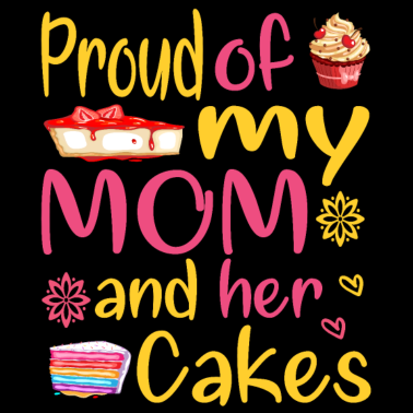 Motiv Kuchen Backen Mutter Shirt Muttertag Geschenkidee