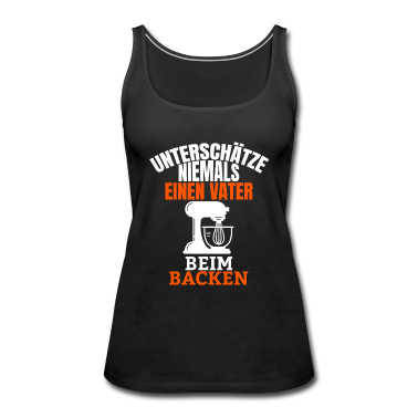 Backen Tank Top - Bäcker Dad Konditor Papa Backen Vater Bäckerei