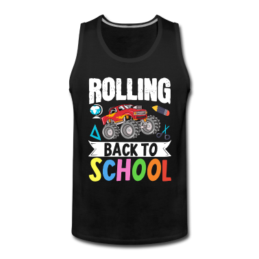Backen Tank Top - Back To School Teacher Rolling