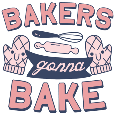 Motiv Bäcker gehen zum Backen