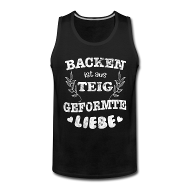 Backen Tank Top - Bäcker Backen Teig