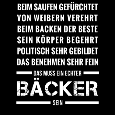 Motiv Bäcker, Backen Shirt