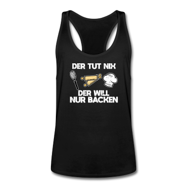Backen Tank Top - Plätzchen backen Bäcker