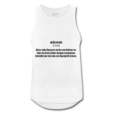 Backen Tank Top - Bäcker