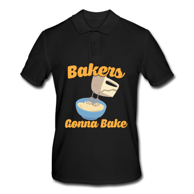Backen Poloshirt - Bäcker werden backen