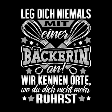Motiv Backen Bäcker Beckerin