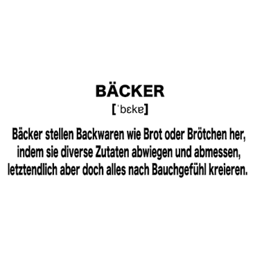 Motiv Bäcker