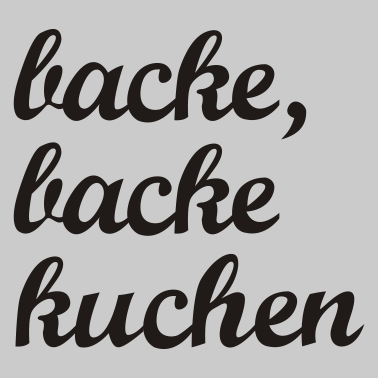 Motiv backe, backe kuchen