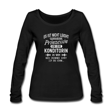 Backen Langarmshirt - PRINZESSIN UND KONDITORIN