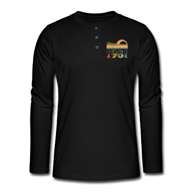 Backen Langarmshirt - Retro 81 1981 Classic