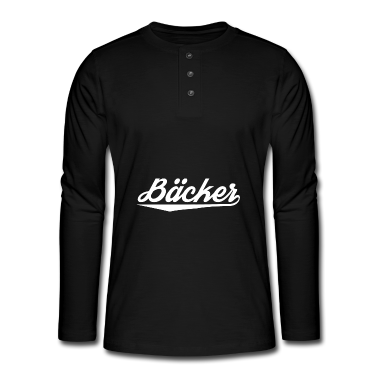 Backen Langarmshirt - Bäcker Bäckerei Backwaren Backen