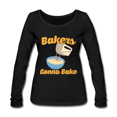 Backen Langarmshirt - Bäcker werden backen