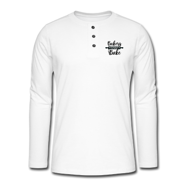 Backen Langarmshirt - Bäcker werden backen
