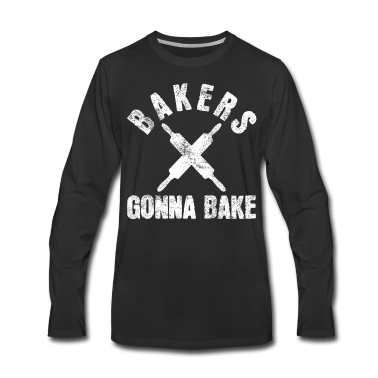 Backen Langarmshirt - Bäcker Backen