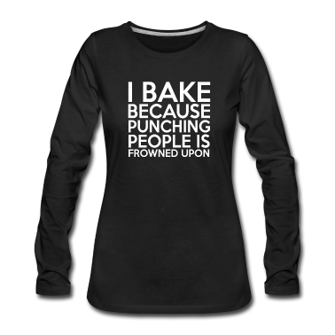 Backen Langarmshirt - Bäcker backen