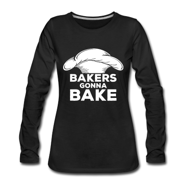 Backen Langarmshirt - Bäcker backen