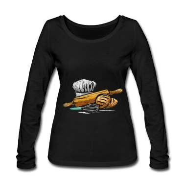Backen Langarmshirt - Bäcker Backen