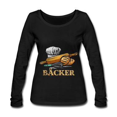 Backen Langarmshirt - Bäcker Backen