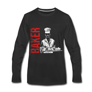 Backen Langarmshirt - Bäcker Backen