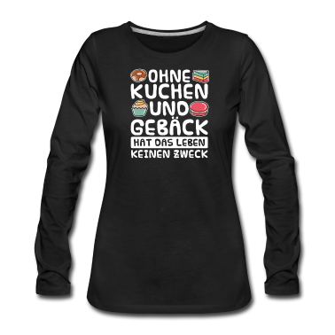Backen Langarmshirt - Bäcker Backen Konditor