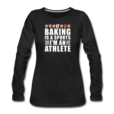 Backen Langarmshirt - Bäcker Backen Konditor