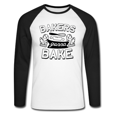 Backen Langarmshirt - Bäcker gehen zum Backen