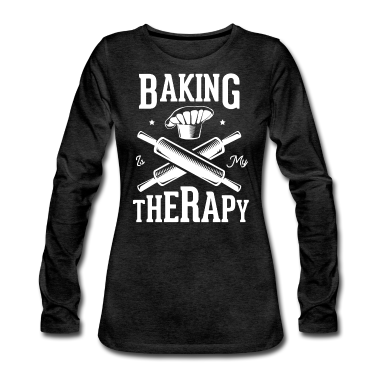 Backen Langarmshirt - Backen Bäcker Geschenk