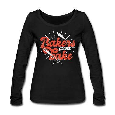 Backen Langarmshirt - Bäcker backen