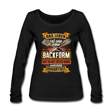 Backen Langarmshirt - Backen, Bäcker, Bäckerin